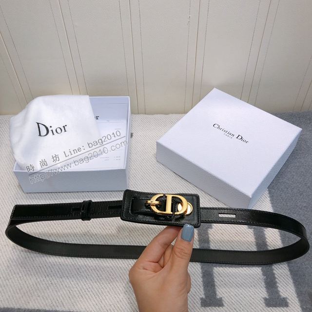 Dior皮帶 迪奧19秋冬新品 油蠟皮 Dior女士皮帶  xfp2134